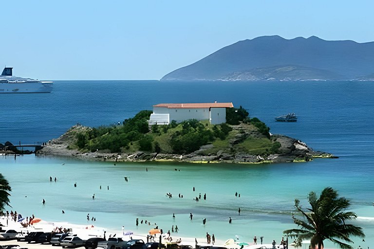 Cobertura 250m da PRAIA DO FORTE com Churrasqueira
