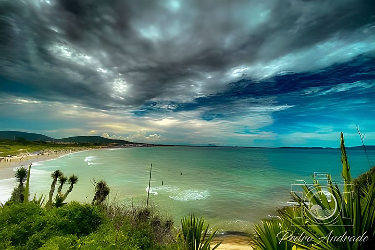 Flat 1A Vista panorâmica Mar com Piscina e wi-fi