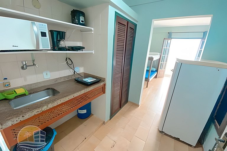 Flat 104-A  Vista mar com Piscina