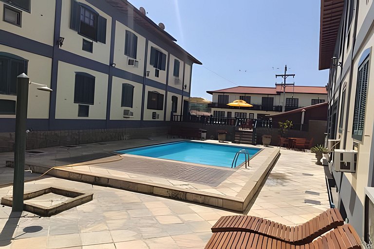 Flat 104-A  Vista mar com Piscina