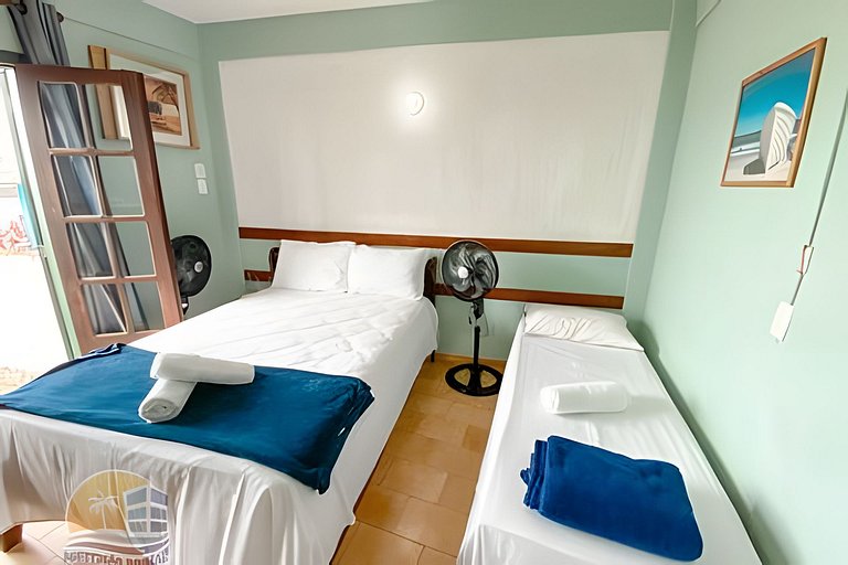 Flat 104-A  Vista mar com Piscina