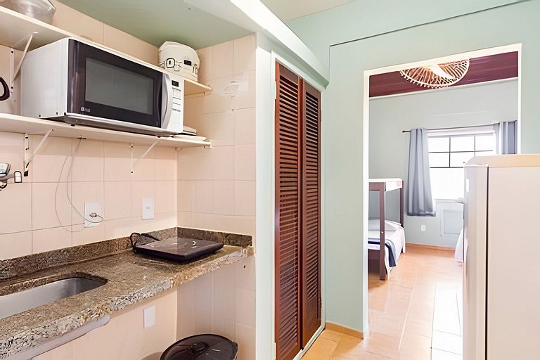 Flat 208-A Vista Mar com Piscina